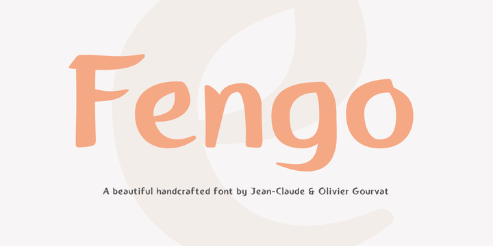 Beispiel einer Fengo-Schriftart #1